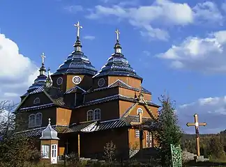 Church of the Blessed Eucharist, Klymets, Skole district