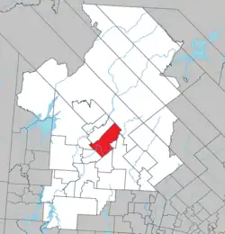 Location within Antoine-Labelle RCM