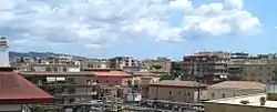 Top-view of Ciampino downtown