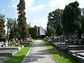 The general view of the cemetery