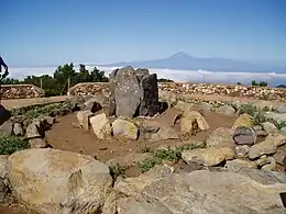 Guanche Sanctuary in the summit of Garajonay mountain.