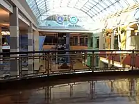 An abandoned food court at Forest Fair Village shopping mall.