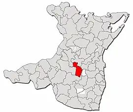 Location in Constanța County