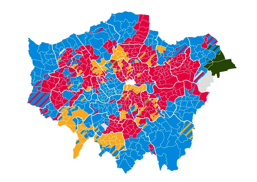 2010 results map