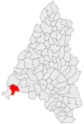 Location in Bihor County