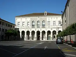 The palladian Palazzo Pretorio in the Episcopal complex.