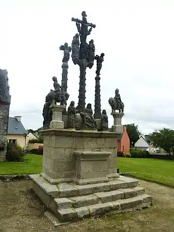 The calvary in Cléden-Poher