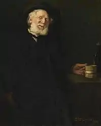 A Good Story (Portrait of Robert Loftin Newman), 1900
