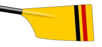 Image showing the rowing club's blade colours