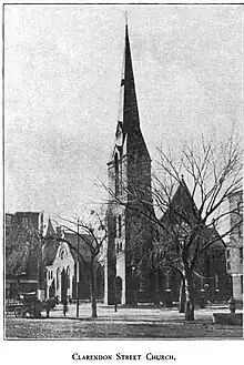 Clarendon Street Baptist Church in Boston