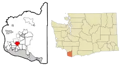 Location of Barberton, Washington