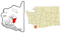 Location of Hockinson, Washington