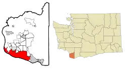 Location in Washington