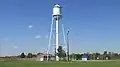 Water tower in Clarksburg.