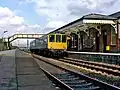 Class 104 at Castleton station29 September 1982