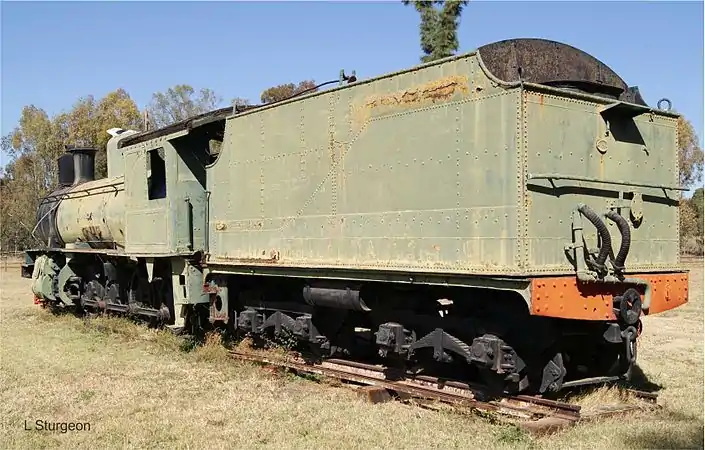 Class 8C and rebuilt Type XF tender no. 1175
