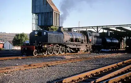 Class GF no. 2401, here named Cathy, at Grahamstown depot, c. 1991