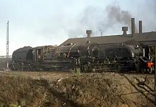 No. 2583 at Germiston Shed, 16 September 1973