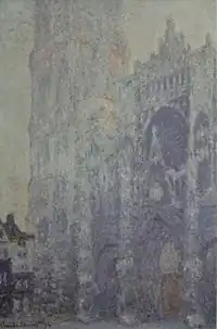 La Cathédrale de Rouen. Le portail et la tour Saint-Romain, effet du matin; harmonie blanche1892-1893Musée d'OrsayParis, France