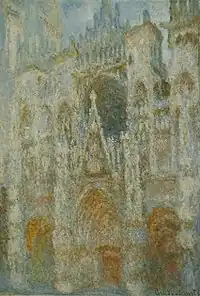 La Cathédrale de Rouen. Le portail, soleil matinal; harmonie bleue1892-1893Musée d'OrsayParis, France