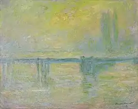 Claude Monet, Charing Cross Bridge, brouillard, 1902