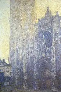 Rouen Cathedral, Facade and Tour d'AlbaneI, dull day1892-1894Beyeler MuseumRiehen, Switzerland