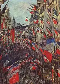 Claude Monet, Rue Saint-Denis