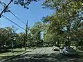 Newark St NW looking towards 35th St NW (September 2020).