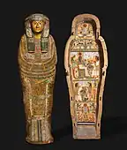 Coffin of Neskhons, c. 945-715 BC, Cleveland Museum of Art, Ohio