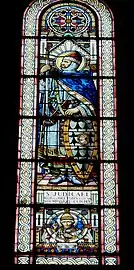 Stained glass of St. Judicaël.