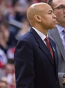 Cliff Warren, as an assistant coach with the Maryland Terrapins