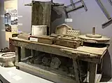 Victorian pipe-worker's workbench.