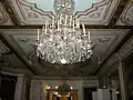 Victorian painted plaster ceiling in Great Drawing Room.