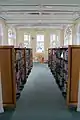 The interior of the library