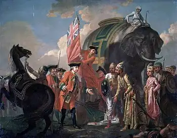 Image 10Robert Clive with the Nawabs of Bengal after the Battle of Plassey which began the British rule in India (from Capitalism)