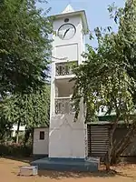 Clock tower in Satsang Ashram