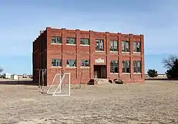 Abandoned school in Close City (Garza County)