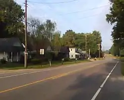 Cloverland, Indiana, along State Road 340