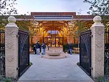 Gate and garden