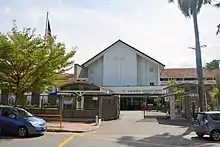 St. Xavier's Institution, one of Penang's premier schools, viewed from Farquhar Street.