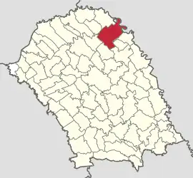 Location in Botoșani County