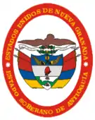 Coat of arms under the United States of New Granada.