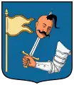 Arms of the town of Tépe, Hungary