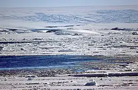 Antarctic coastline in the vicinity of Port Martin.