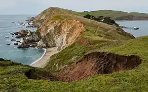 Coastline as seen from Chimney Rock