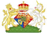 Complete arms of Alice as a princess of the United Kingdom