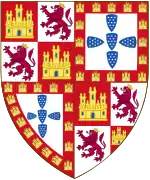 Arms of Beatrice of Portugal(As disputed Queen of Portugal)