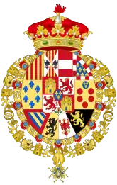 Coat of arms of Enrique as Infante of Spainand Duke of Seville(Until 1848)