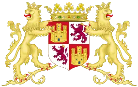 Coat of Arms of John II and Henry IV with Supporters