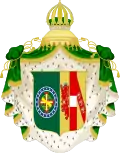 Coat of arms of Maria Leopoldina of Austria, empress of Brazil